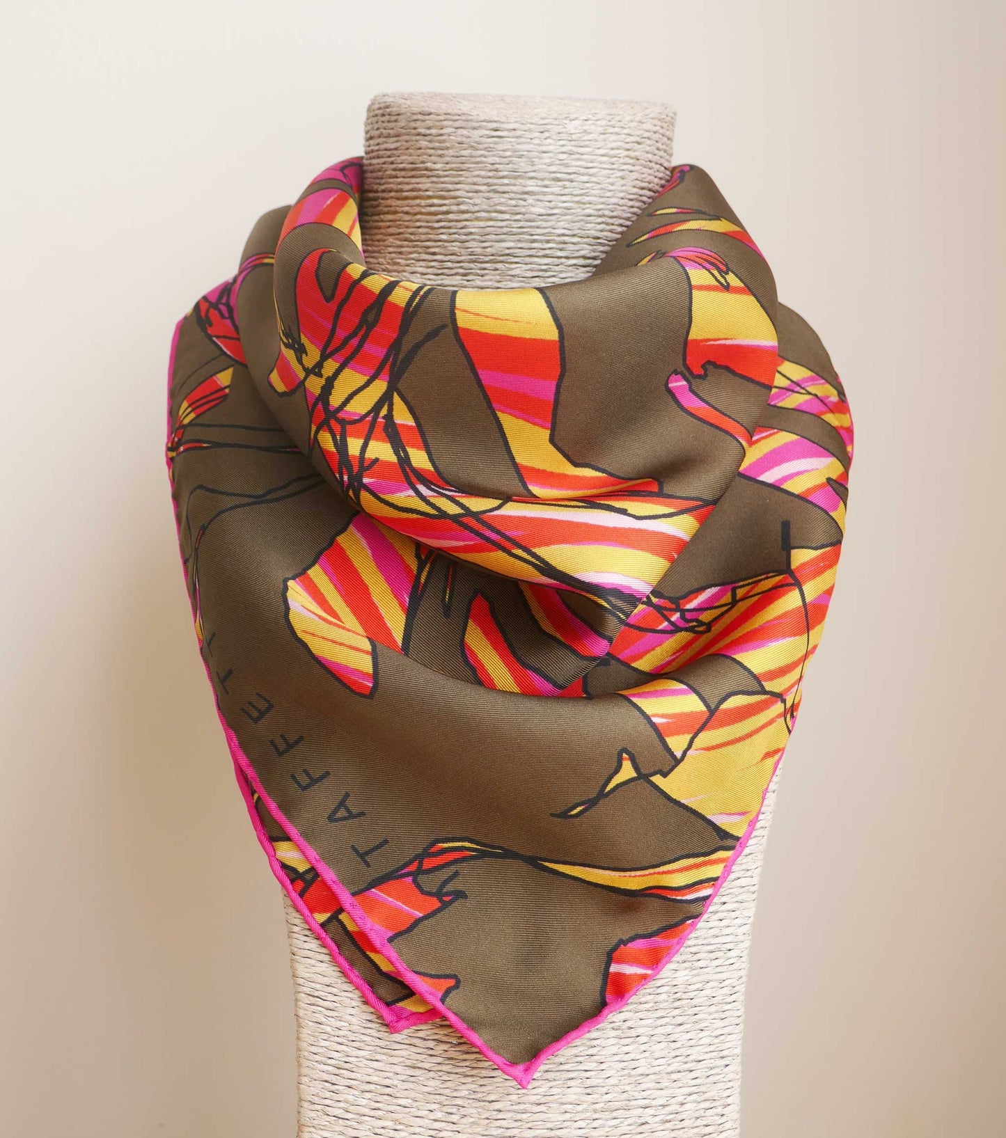 Pañuelo de Seda Natural Twill. Ref.017